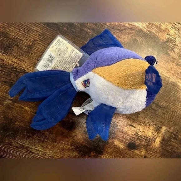 Ganz | Webkinz, Lil’ Kinz Purple Goldfish plush/stuffed animal. - Picture 6 of 13